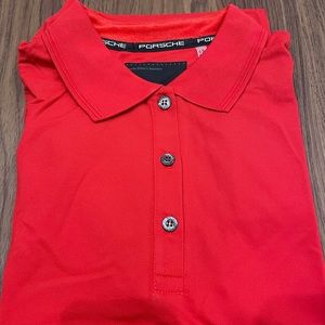 Red Porsche polo shirt